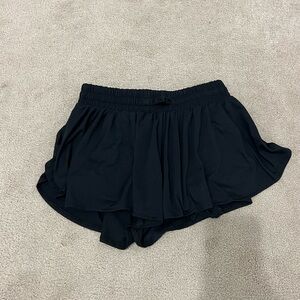 Abercrombie and fitch black flowly shorts